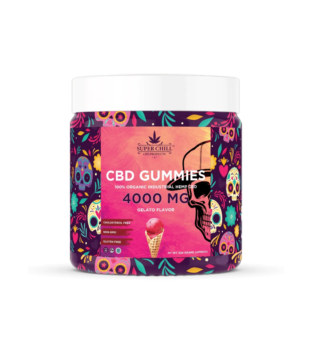 CBD Gummies Jar 4000MG