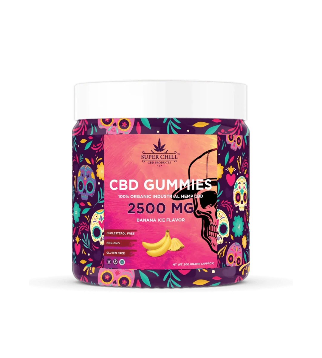 CBD Gummies Jar 2500MG