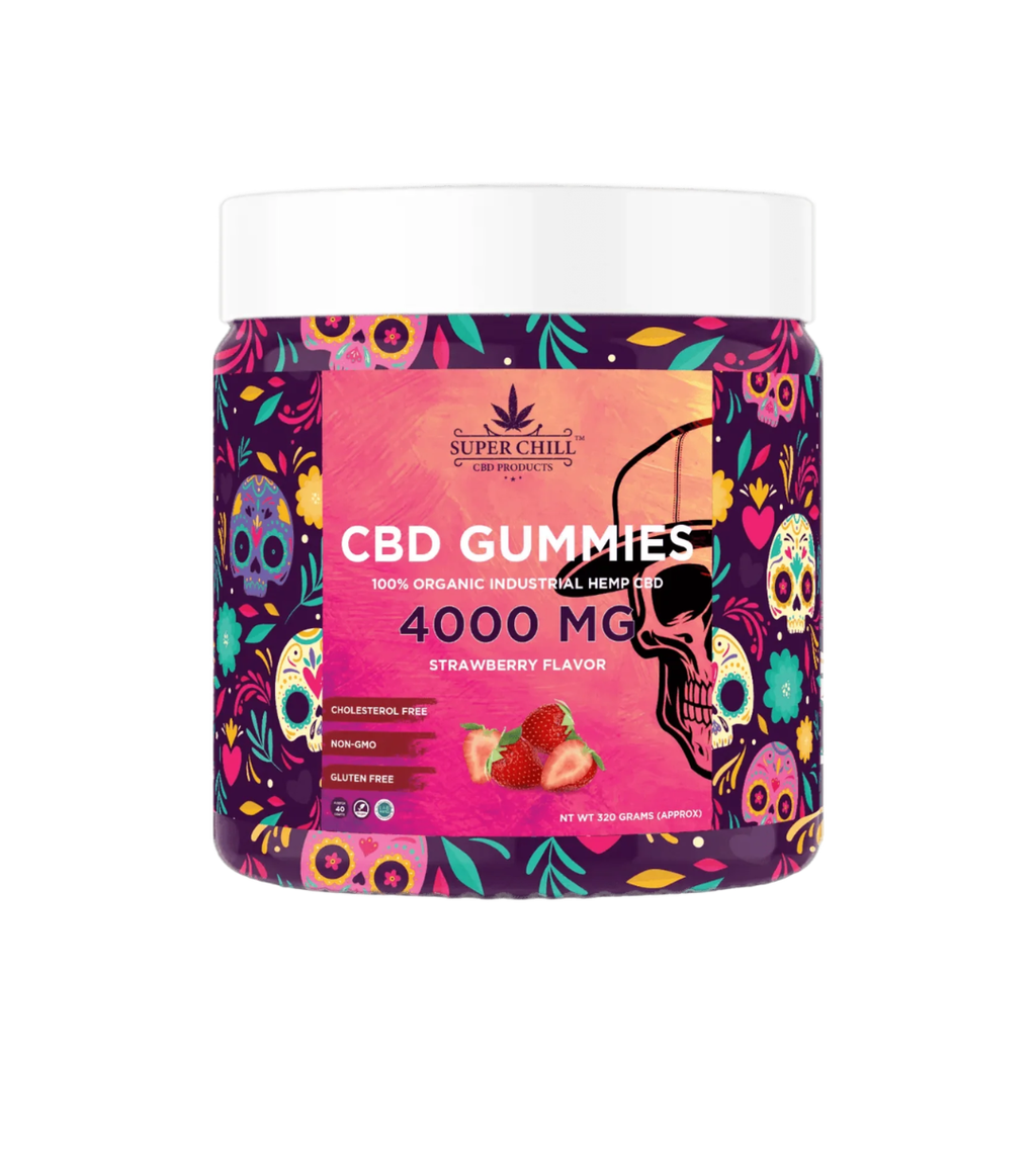 CBD Gummies Jar 4000MG