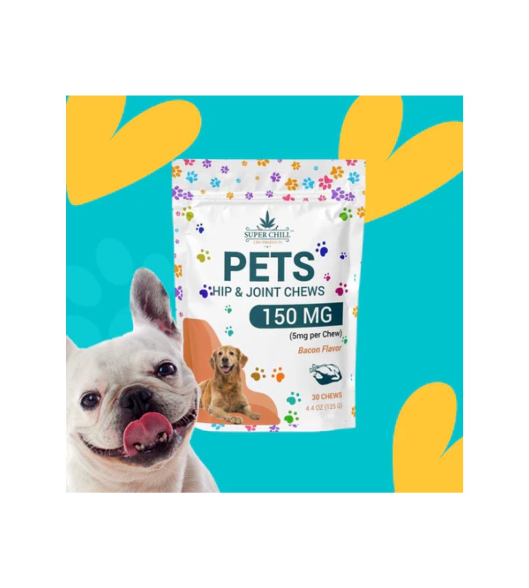 Hip & Joint Chews Gummies Pouch For Dog