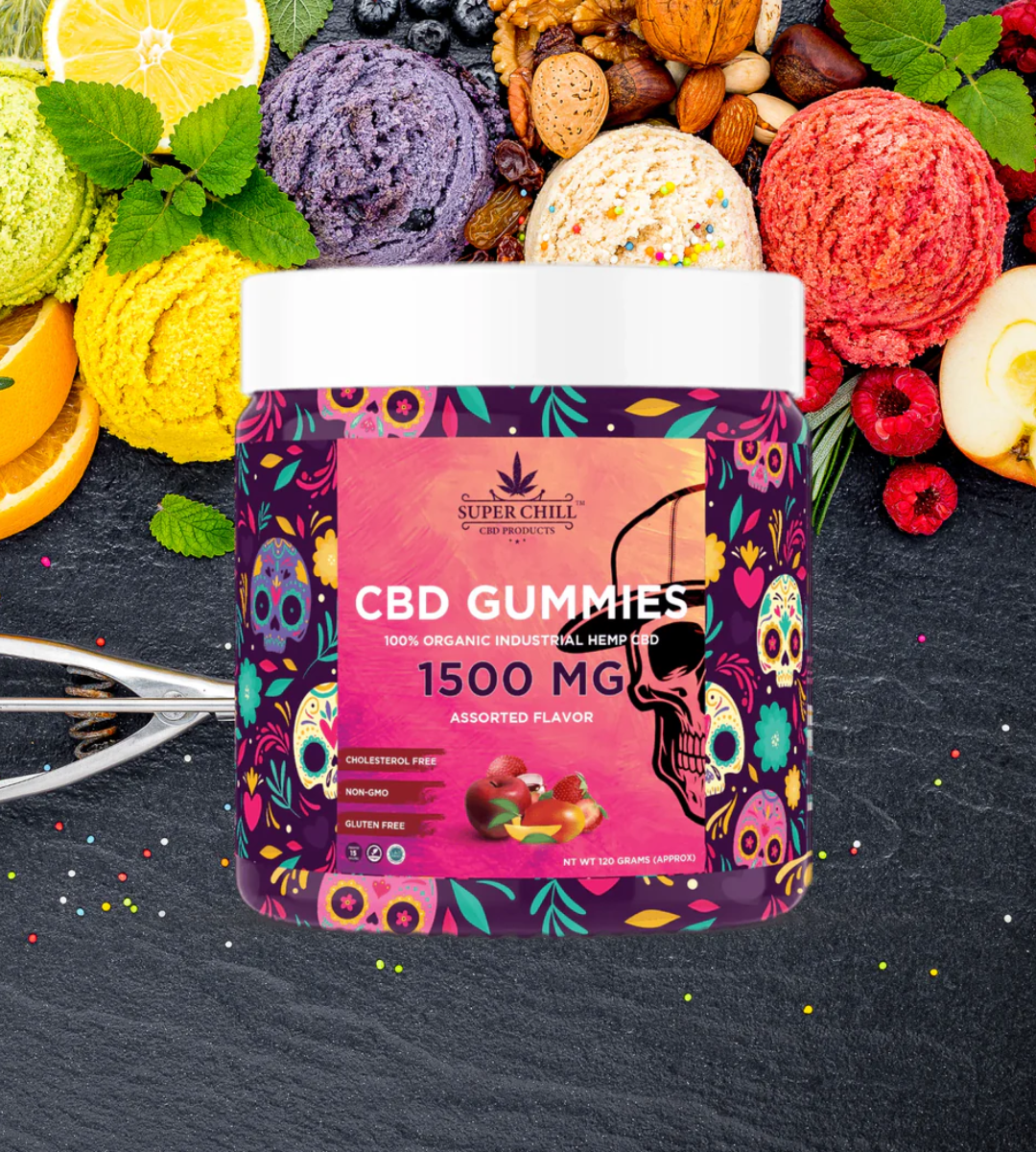 CBD Gummies Jar 1500MG