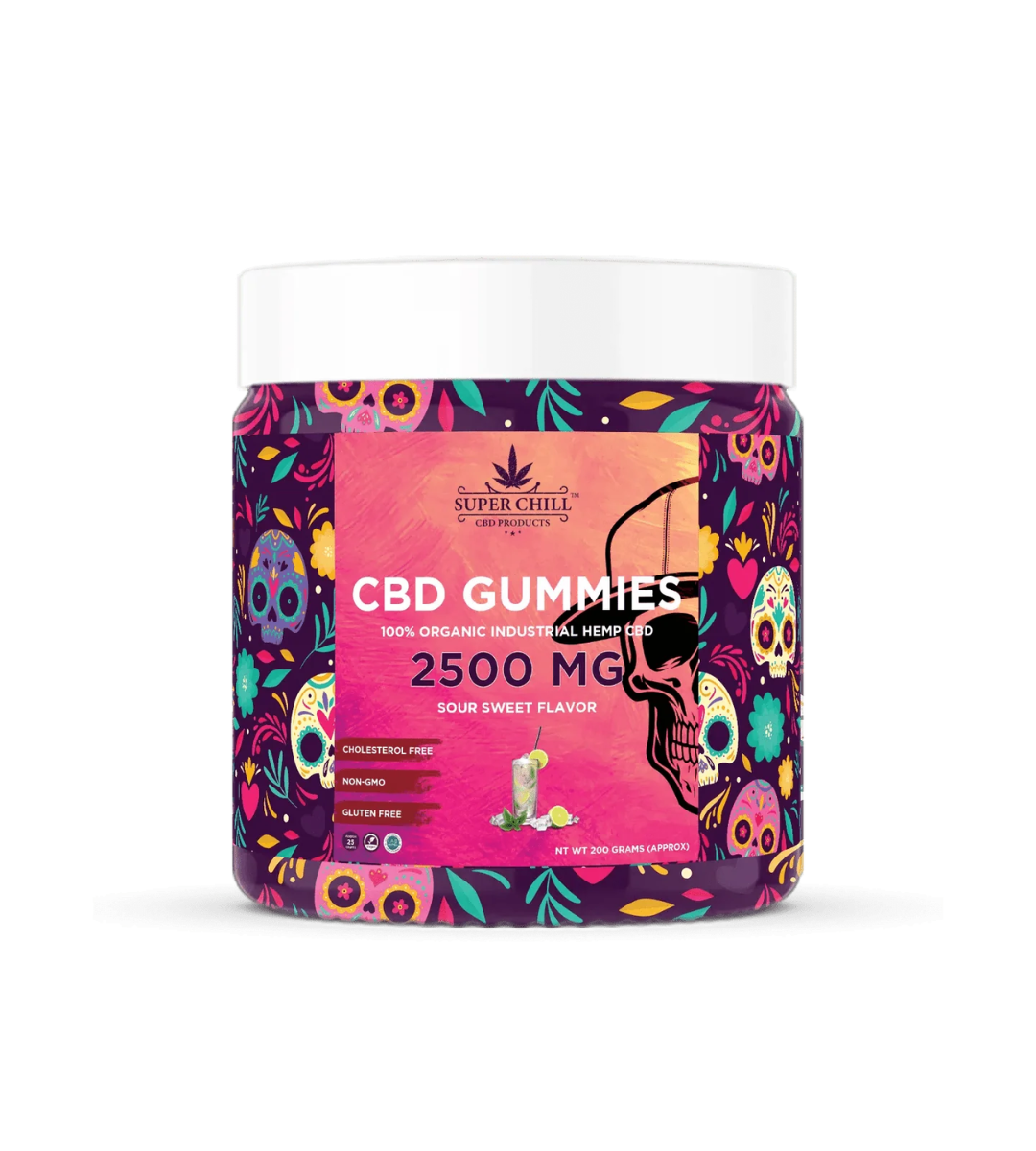 CBD Gummies Jar 2500MG