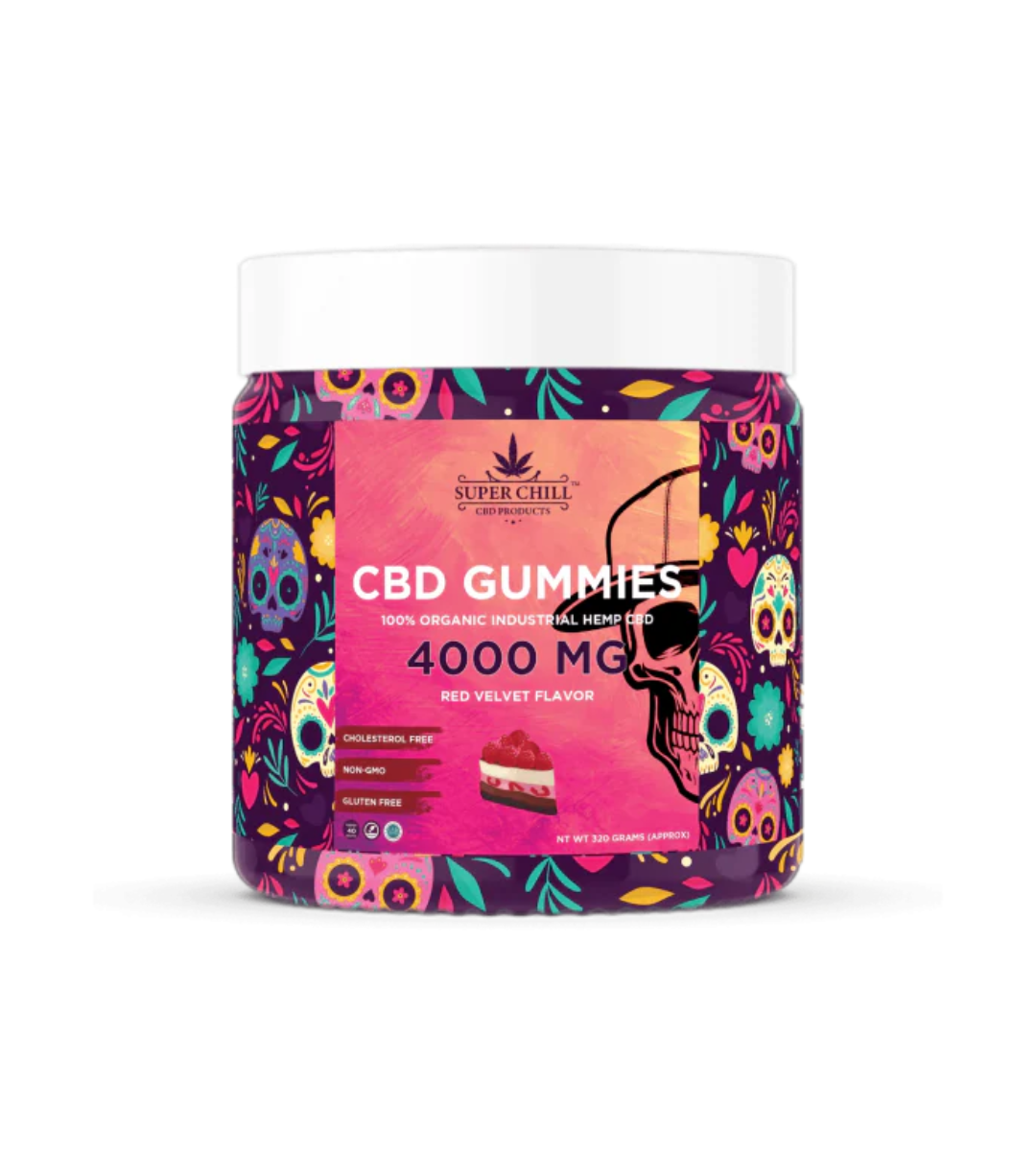 CBD Gummies Jar 4000MG