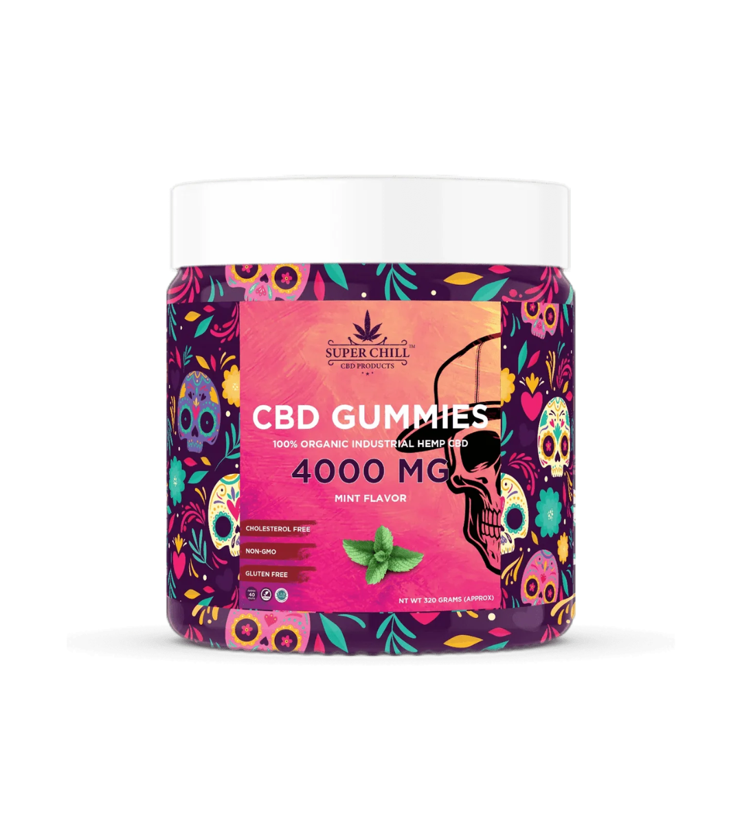 CBD Gummies Jar 4000MG