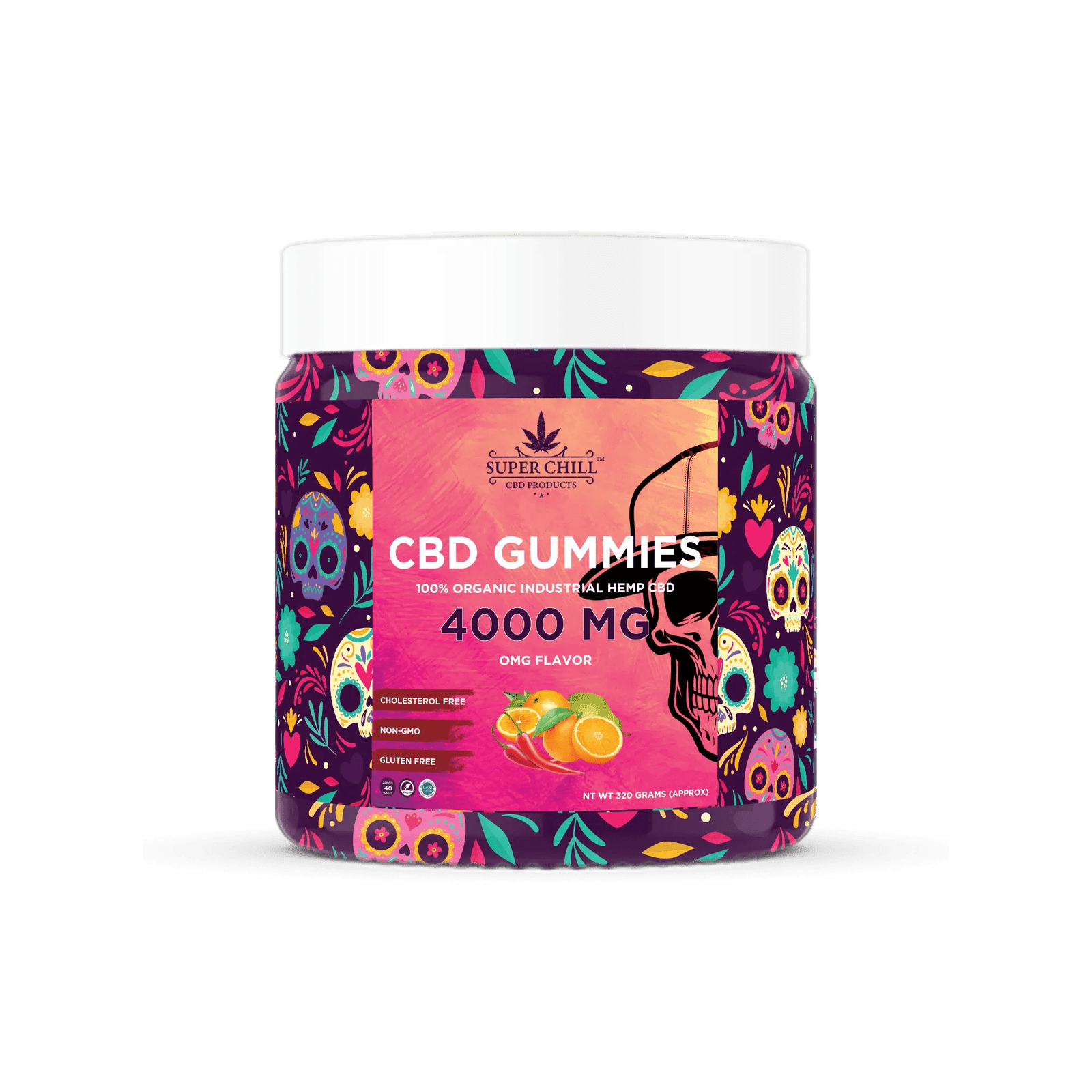 CBD Gummies Jar 4000MG OMG flavor