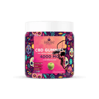CBD Gummies Jar 4000MG sour apple flavor