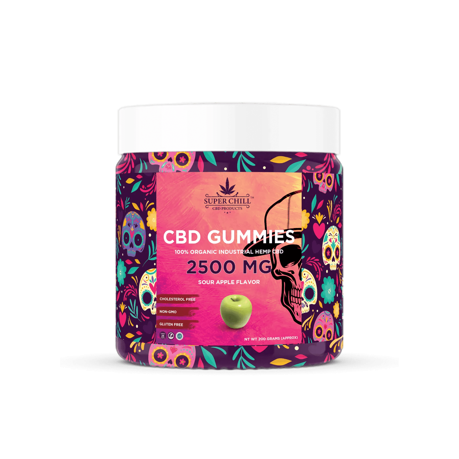 CBD Gummies Jar 2500MG