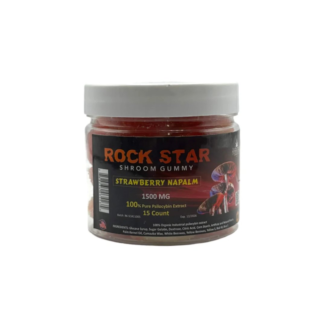 ROCKSTAR shroom gummy (STRAWBERRY NAPALM ) 
