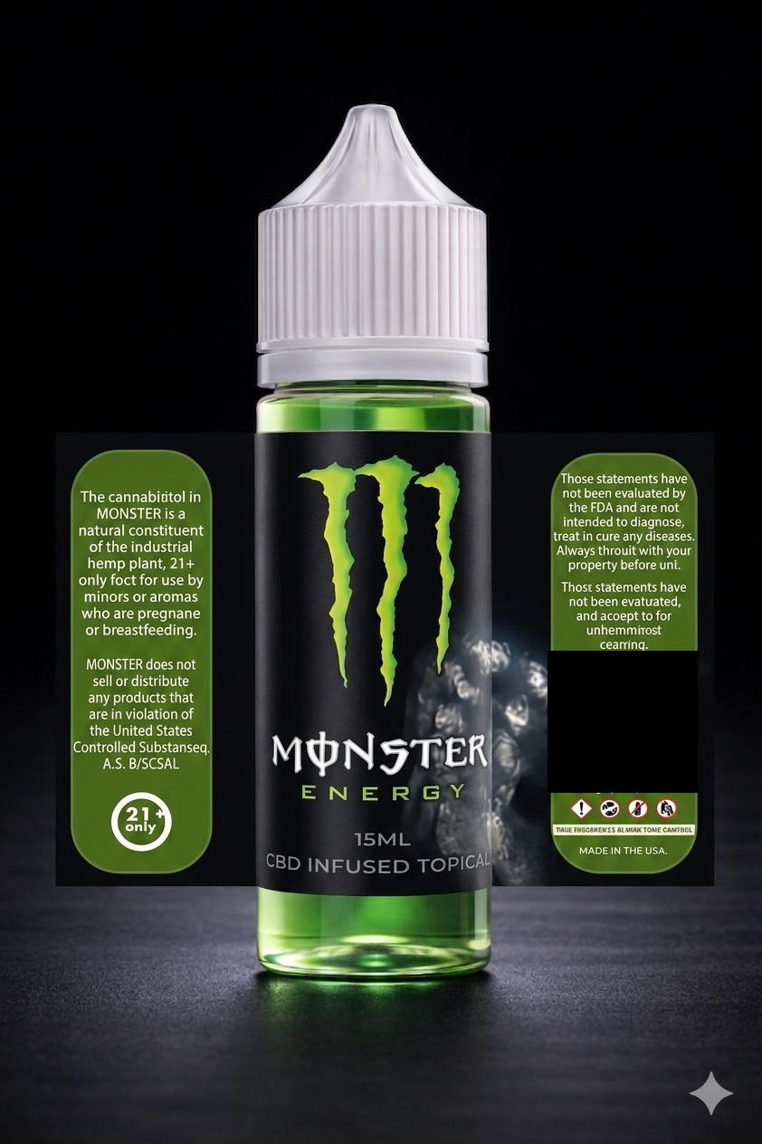 Monster Green CBD Vape Juice