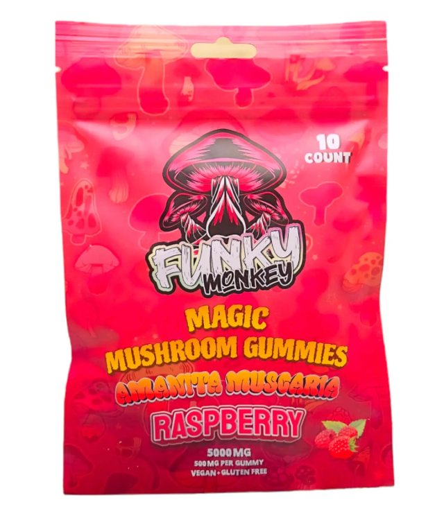 Funky Monkey Shroom Gummies Amanita Muscaria 5,000MG