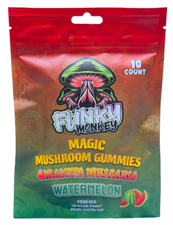 Funky Monkey Shroom Gummies Amanita Muscaria 5,000MG