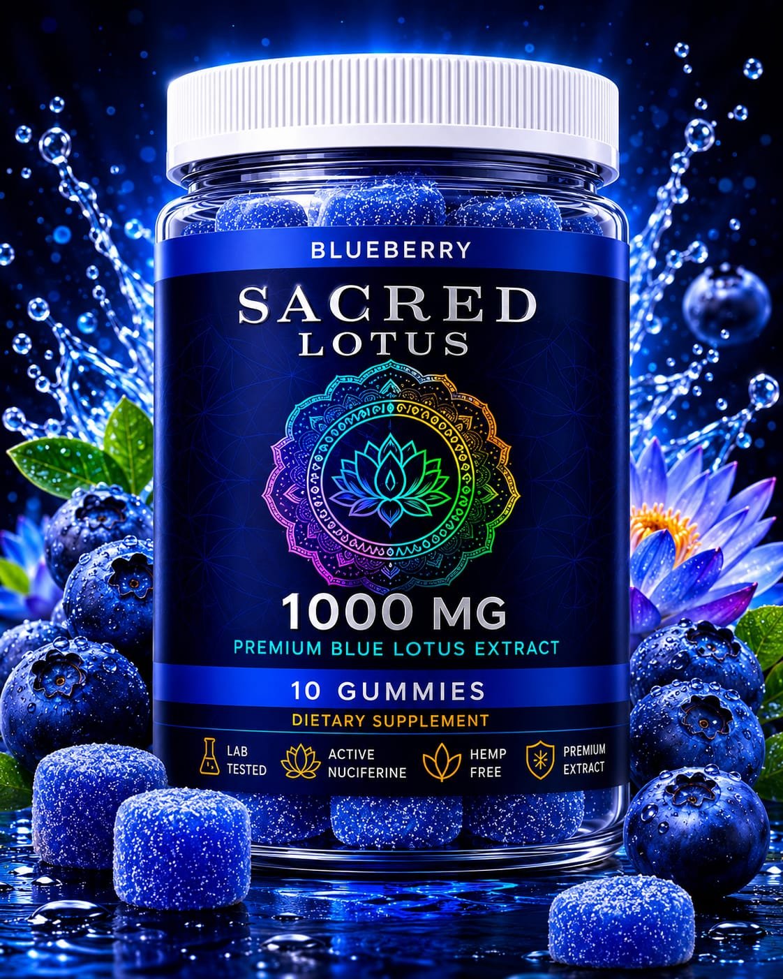 SACRED LOTUS GUMMIE 1000MG -Premium SACRED LOTUS EXTRACT