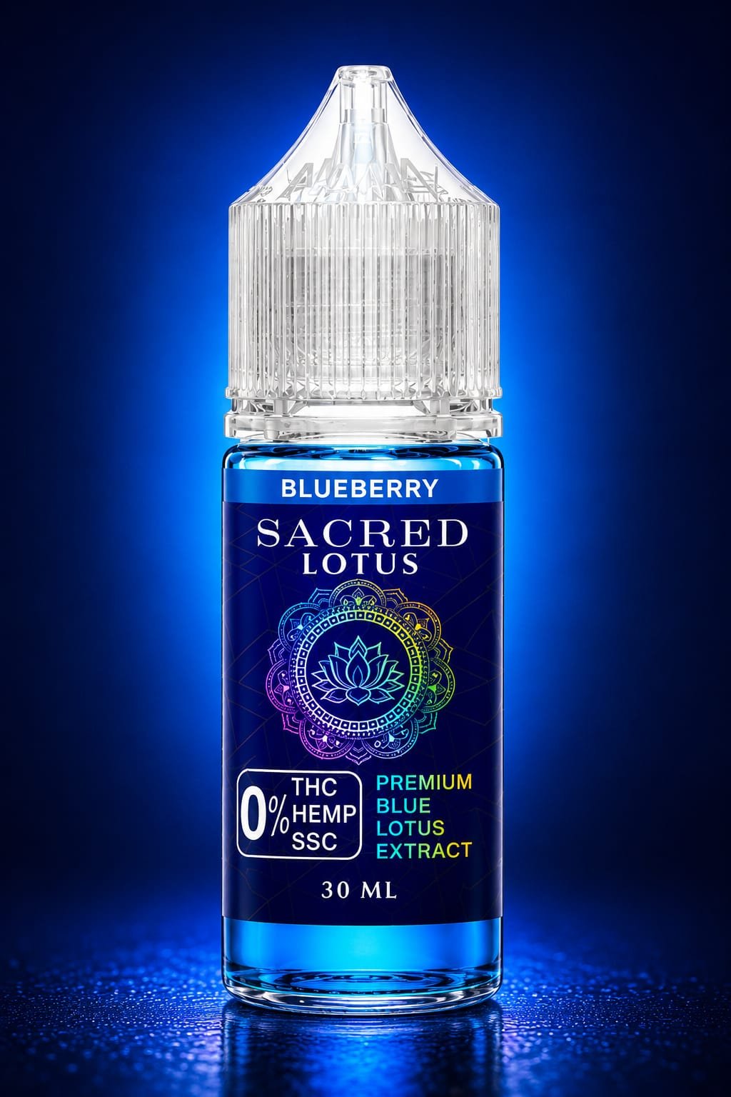 SACRED LOTUS - Premium THC-Free Vape Juice 30ML 100% Compliant