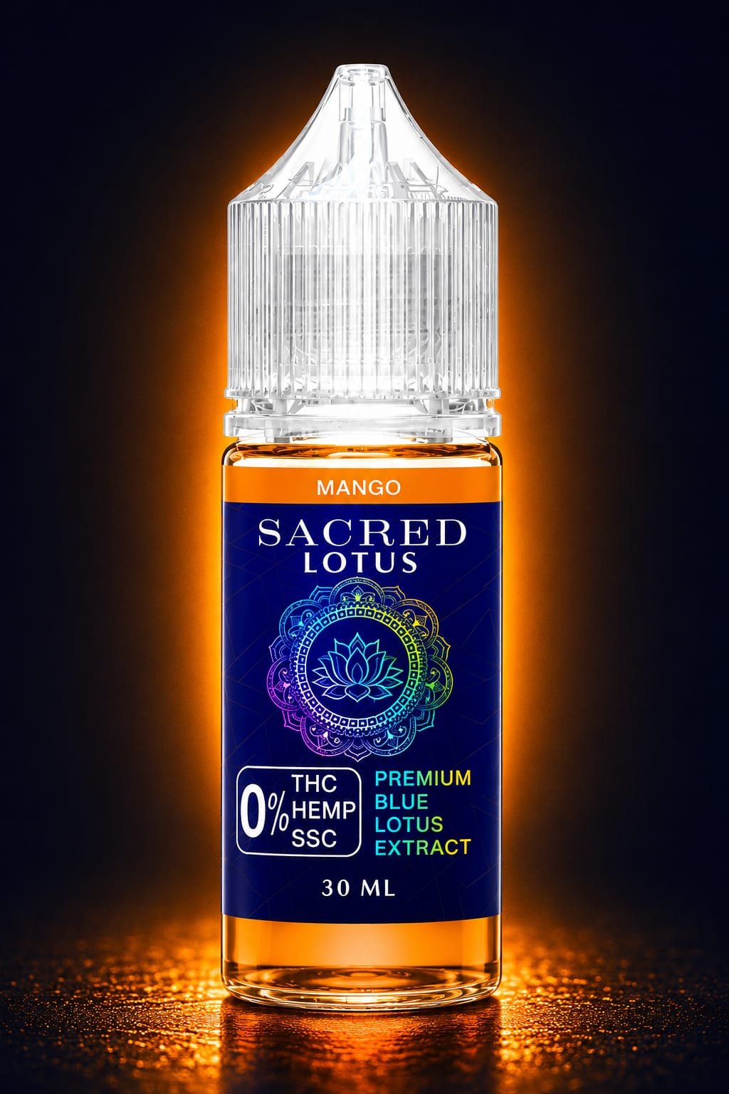 SACRED LOTUS - Premium THC-Free Vape Juice 30ML 100% Compliant