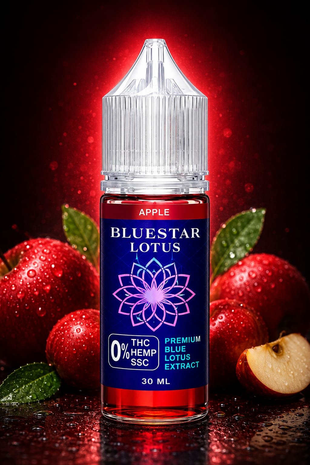 BLUESTAR LOTUS - Premium THC-Free Vape Juice 30ML 100% Compliant