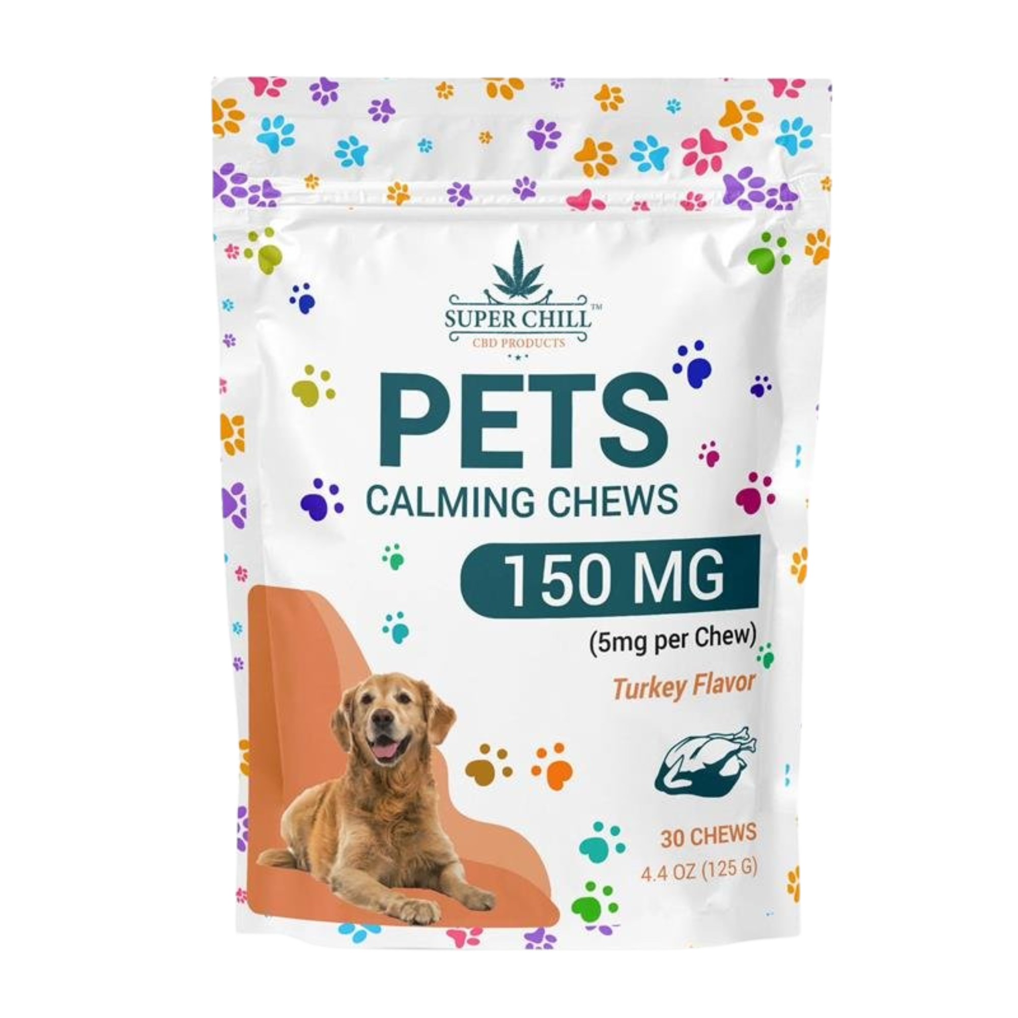 Calming Chews Gummies Pouch For Dog