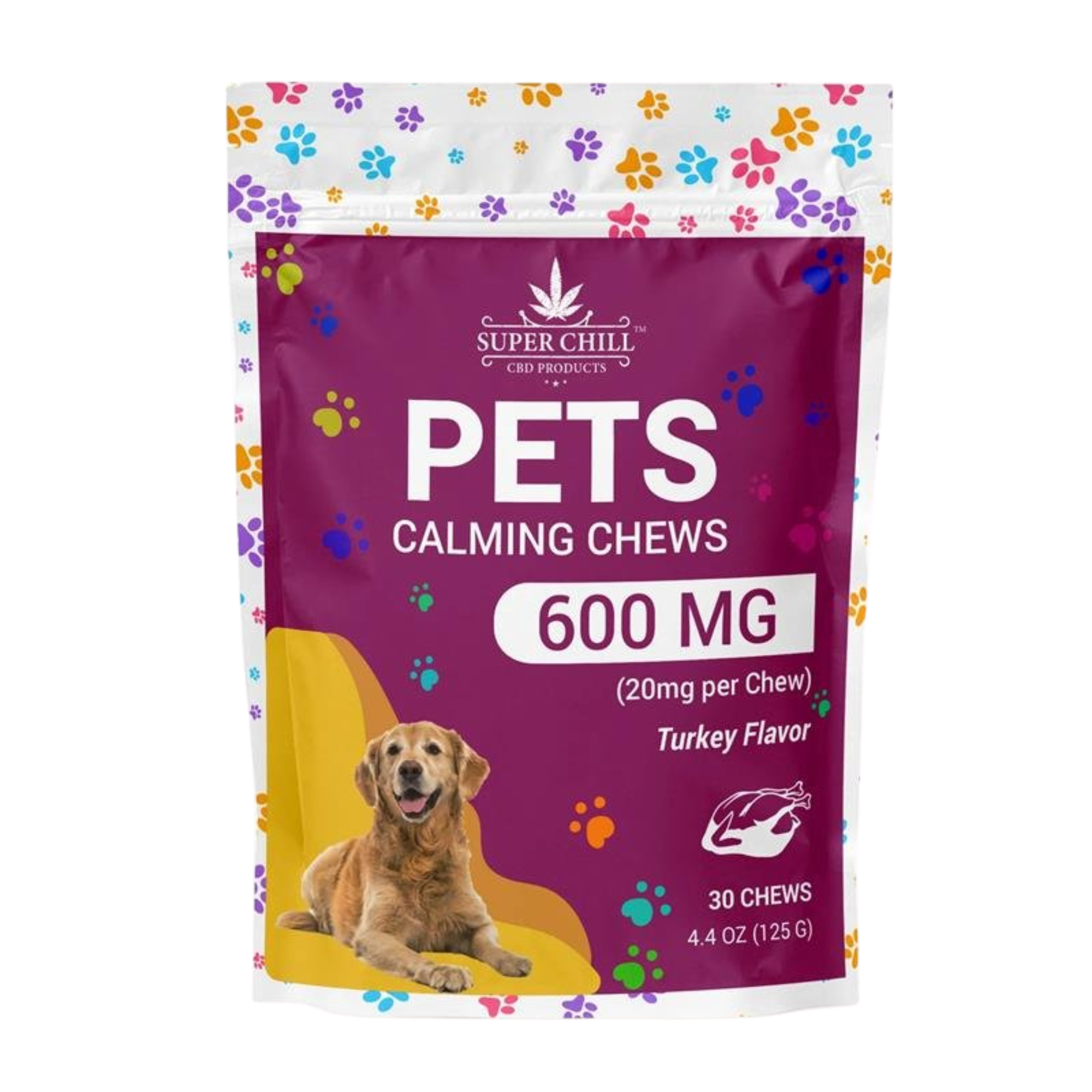 Calming Chews Gummies Pouch For Dog