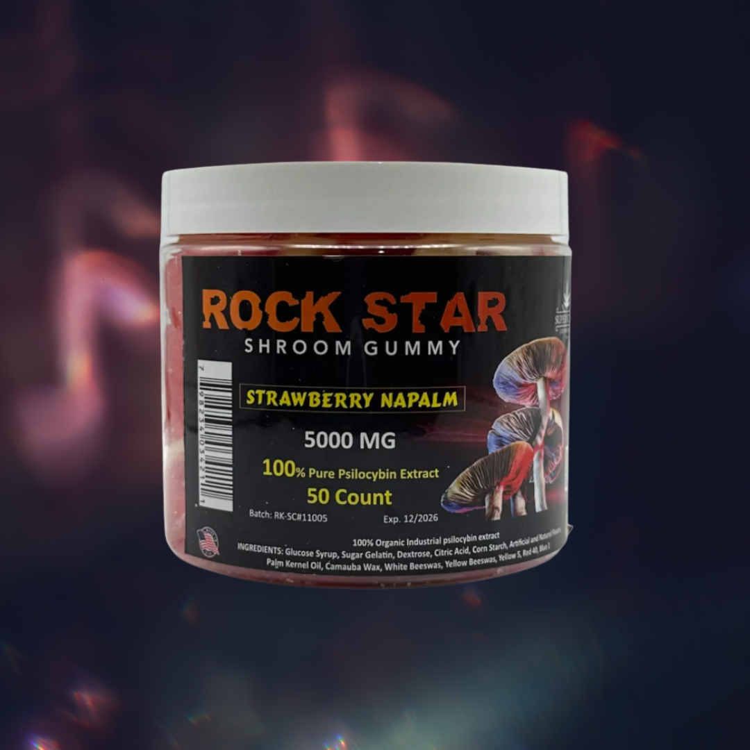 ROCKSTAR shroom gummy ( STAWBERRY NAPALM )