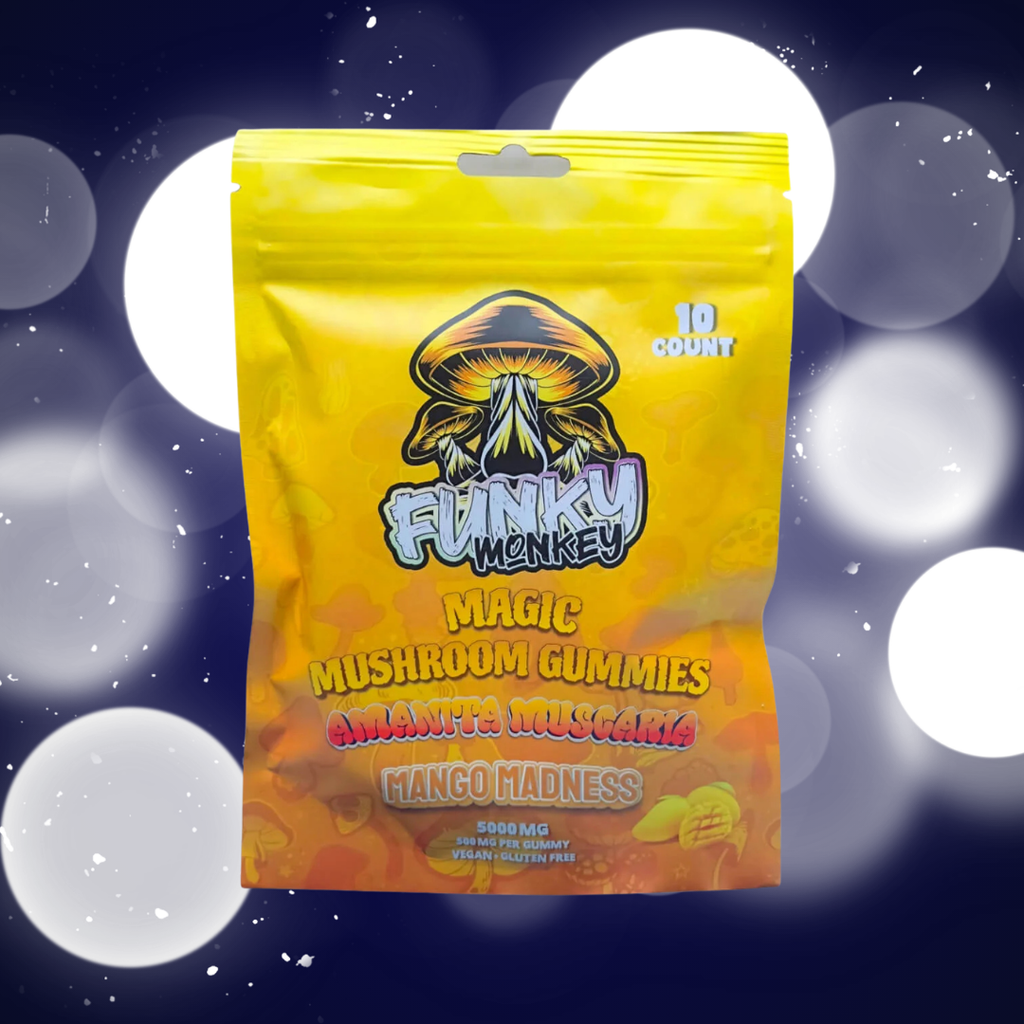 Funky Monkey Shroom Gummies Amanita Muscaria 5,000MG