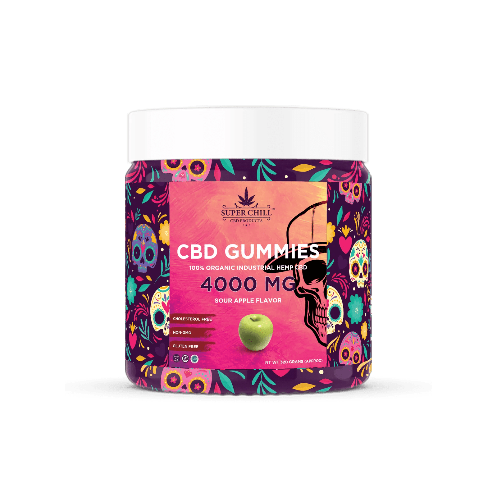 CBD Gummies Jar 4000MG