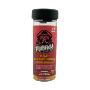 Funky Monkey - Mushroom Gummies - 10000 MG - 100% Natural - 20 Gummies (500MG Each) - Made in USA