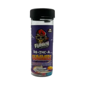Funky Monkey S Delta-8 +THC-A Gummies 12,000MG