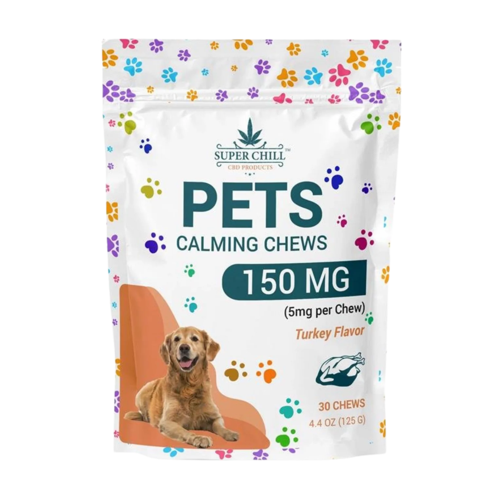 Calming Chews Gummies Pouch For Dog